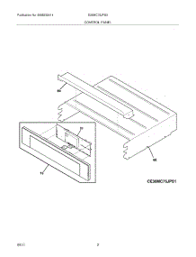 03 - Control Panel parts for Electrolux Oven E30MC75JPS3 from AppliancePartsPros.com