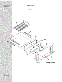 05 - Drawer parts for Electrolux Warming Drawer E30WD75DSS1 from AppliancePartsPros.com