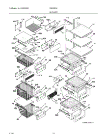 09 - Shelves parts for Electrolux Refrigerator EI26SS35JS0 from AppliancePartsPros.com