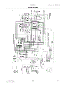 25 - Wiring Diagram parts for Electrolux Refrigerator EI26SS55GW3 from AppliancePartsPros.com
