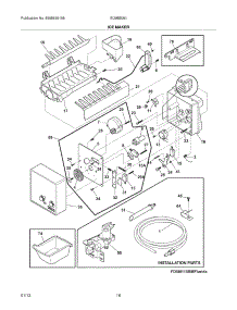 15 - Ice Maker parts for Electrolux Refrigerator EI28BS36IW4 from AppliancePartsPros.com