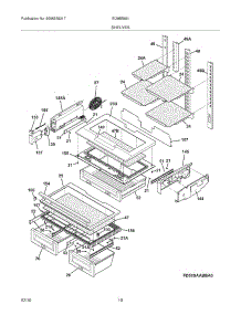 09 - Shelves parts for Electrolux Refrigerator EI28BS56IW2 from AppliancePartsPros.com