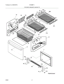 03 - Freezer Drawer,Baskets parts for Electrolux Refrigerator EW28BS71IB0 from AppliancePartsPros.com