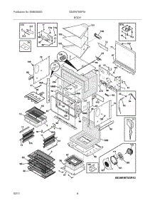 05 - Body parts for Electrolux Oven E30EW75GPS4 from AppliancePartsPros.com
