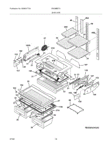 09 - Shelves parts for Electrolux Refrigerator EW28BS70IB0 from AppliancePartsPros.com