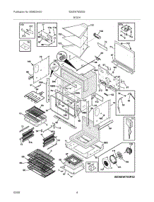 05 - Body parts for Electrolux Oven E30EW75GSS2 from AppliancePartsPros.com