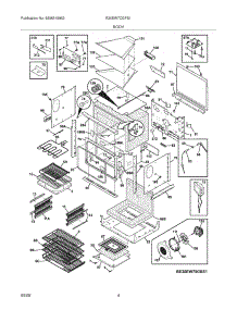 05 - Body parts for Electrolux Oven E30EW7CGPS1 from AppliancePartsPros.com
