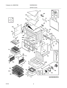 05 - Upper Oven parts for Electrolux Oven E30EW8CGSS4 from AppliancePartsPros.com