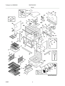05 - Body parts for Electrolux Oven EW27EW5CGS1 from AppliancePartsPros.com