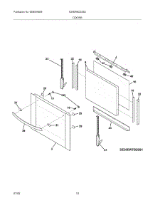 09 - Doors parts for Electrolux Oven E30EW8CGSS2 from AppliancePartsPros.com