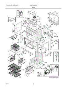 05 - Body parts for Electrolux Oven EW27EW5CGS7 from AppliancePartsPros.com
