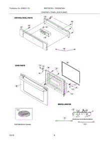 05 - Control Panel / Door / Miscellaneous parts for Electrolux Microwave EW30MO55HSA from AppliancePartsPros.com