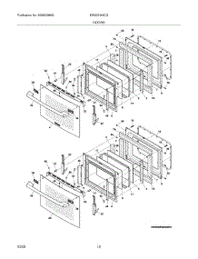 09 - Doors parts for Electrolux Oven EW30EW6CGB1 from AppliancePartsPros.com