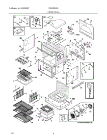05 - Upper Oven parts for Electrolux Oven EW30EW65GW1 from AppliancePartsPros.com