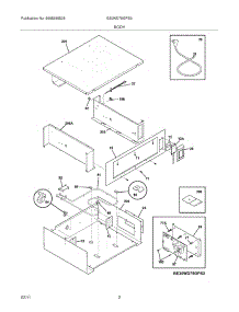 03 - Body parts for Electrolux Warming Drawer E30WD75GPS3 from AppliancePartsPros.com