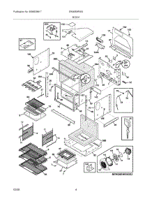 05 - Body parts for Electrolux Oven EW30EW55GW2 from AppliancePartsPros.com