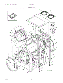 05 - Cabinet / Top parts for Electrolux Washer EIFLS60JMB0 from AppliancePartsPros.com