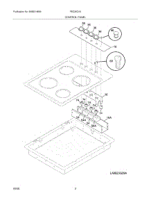 03 - Controls parts for Frigidaire Cooktop FEC30C4ABE from AppliancePartsPros.com