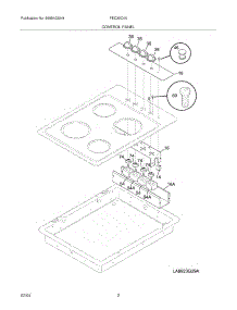 03 - Controls parts for Frigidaire Cooktop FEC30C4ACD from AppliancePartsPros.com