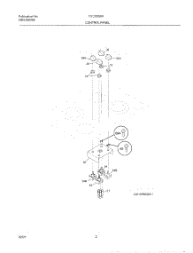 03 - Control Panel parts for Frigidaire Cooktop FEC30S8HSB from AppliancePartsPros.com