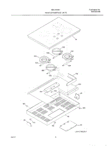 05 - Maintop parts for Frigidaire Cooktop FEC30S8HSB from AppliancePartsPros.com