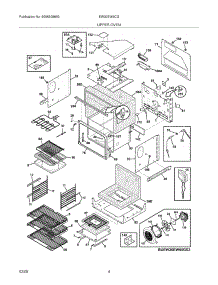 05 - Upper Oven parts for Electrolux Oven EW30EW6CGW1 from AppliancePartsPros.com