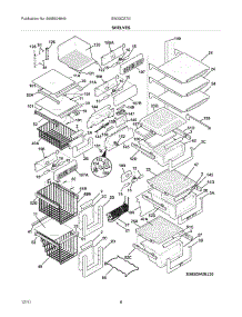 09 - Shelves parts for Electrolux Refrigerator EW23CS70IS0 from AppliancePartsPros.com
