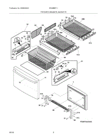 03 - Freezer Drawer,Baskets parts for Electrolux Refrigerator EW28BS71IS5 from AppliancePartsPros.com