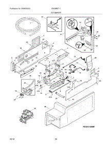 17 - Ice Maker parts for Electrolux Refrigerator EW28BS71IS5 from AppliancePartsPros.com