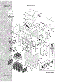 05 - Body parts for Electrolux Oven E30EW7CDSS1 from AppliancePartsPros.com