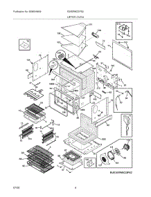 05 - Upper Oven parts for Electrolux Oven E30EW8CGPS2 from AppliancePartsPros.com