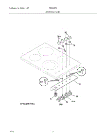 03 - Controls parts for Frigidaire Cooktop FEC30S7EBA from AppliancePartsPros.com