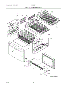 03 - Freezer Drawer,Baskets parts for Electrolux Refrigerator EW23BC71IS4 from AppliancePartsPros.com