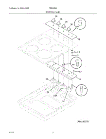 03 - Controls parts for Frigidaire Cooktop FEC26C2ACD from AppliancePartsPros.com