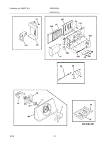 11 - Controls parts for Electrolux Refrigerator EW23SS65HS5 from AppliancePartsPros.com