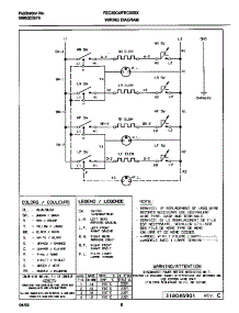 04 - Wiring Diagram parts for Frigidaire Cooktop FEC30C4HCA from AppliancePartsPros.com