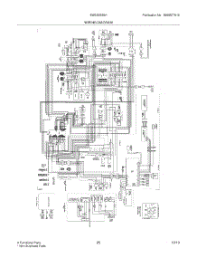 25 - Wiring Diagram parts for Electrolux Refrigerator EW23SS65HS5 from AppliancePartsPros.com