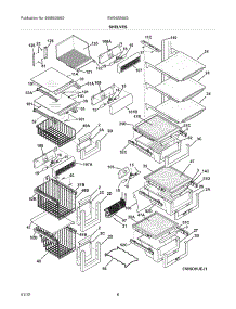 09 - Shelves parts for Electrolux Refrigerator EW26SS65GS1 from AppliancePartsPros.com