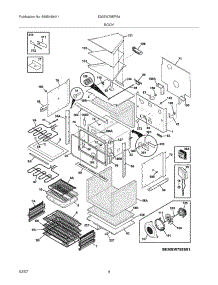 05 - Body parts for Electrolux Oven E30EW75EPS4 from AppliancePartsPros.com
