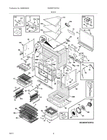 05 - Body parts for Electrolux Oven E30EW7CGPS4 from AppliancePartsPros.com