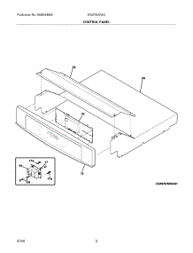 03 - Control Panel parts for Electrolux Oven EW27EW55GB4 from AppliancePartsPros.com