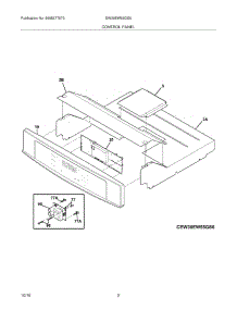 03 - Control Panel parts for Electrolux Oven EW30EW55GS6 from AppliancePartsPros.com