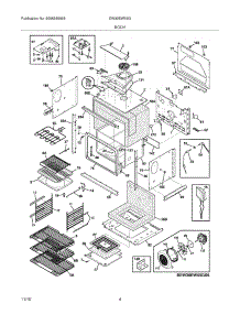 05 - Body parts for Electrolux Oven EW30EW55GB5 from AppliancePartsPros.com
