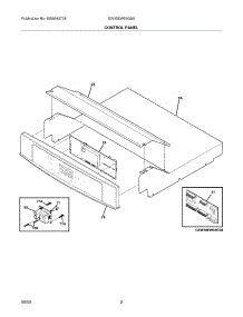 03 - Control Panel parts for Electrolux Oven EW30EW65GS6 from AppliancePartsPros.com