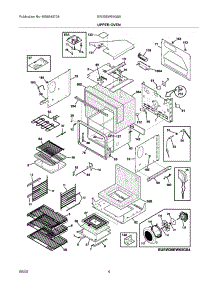 05 - Upper Oven parts for Electrolux Oven EW30EW65GS6 from AppliancePartsPros.com