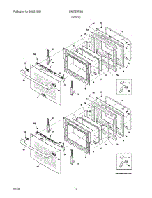 09 - Doors parts for Electrolux Oven EW27EW65GB3 from AppliancePartsPros.com