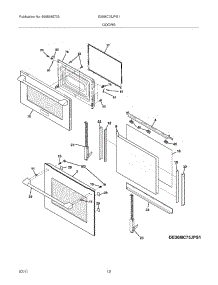 09 - Doors parts for Electrolux Oven E30MC75JPS1 from AppliancePartsPros.com
