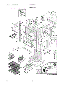 07 - Lower Oven parts for Electrolux Oven EW27EW65GW6 from AppliancePartsPros.com