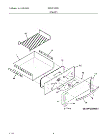 05 - Drawer parts for Electrolux Warming Drawer E30WD75ESS1 from AppliancePartsPros.com