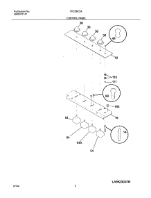 03 - Controls parts for Frigidaire Cooktop FEC26C2AQC from AppliancePartsPros.com
